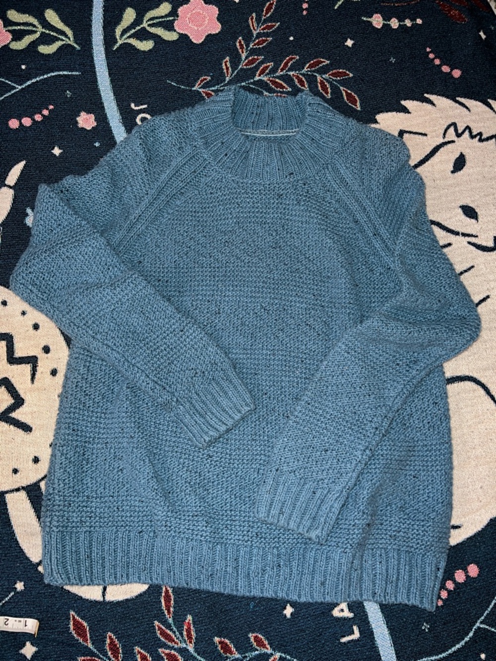 Prana women’s  Turtleneck Sweater in Slate Blue